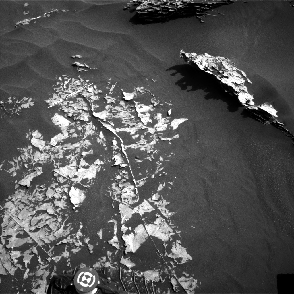 Nasa's Mars rover Curiosity acquired this image using its Left Navigation Camera on Sol 1753, at drive 2442, site number 64