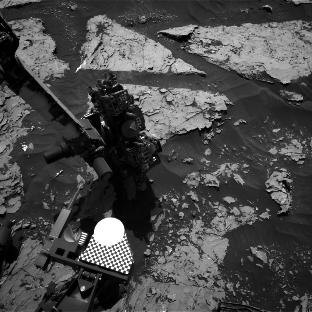 Nasa's Mars rover Curiosity acquired this image using its Right Navigation Camera on Sol 1753, at drive 2238, site number 64