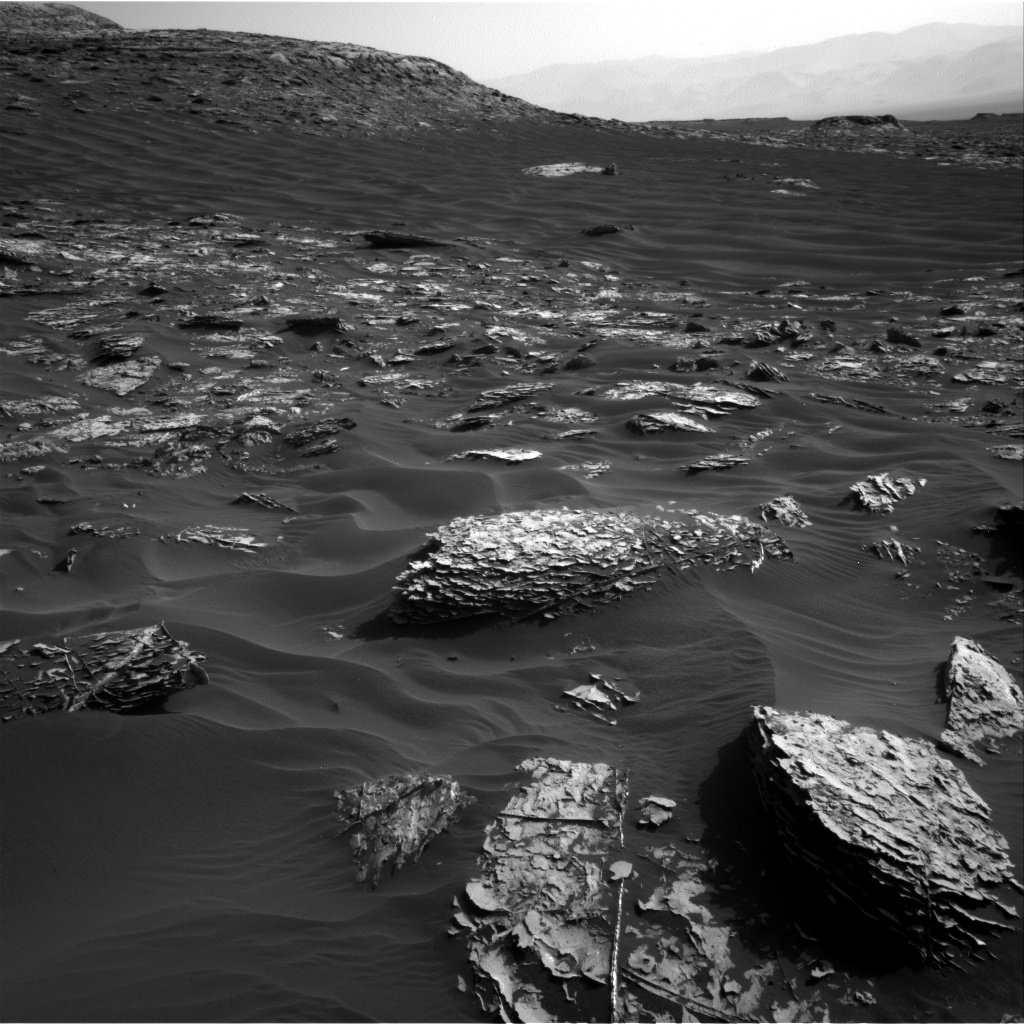 Nasa's Mars rover Curiosity acquired this image using its Right Navigation Camera on Sol 1753, at drive 2442, site number 64