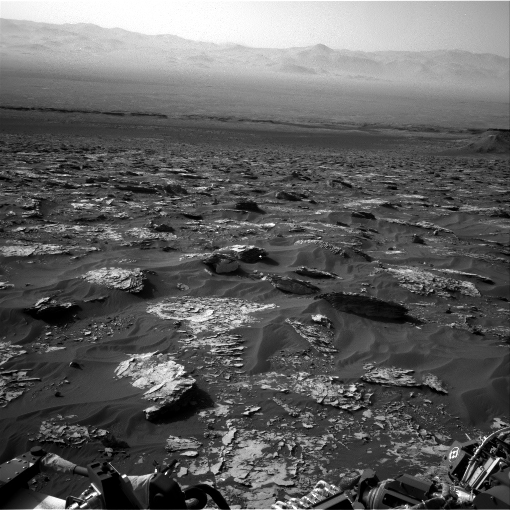 Nasa's Mars rover Curiosity acquired this image using its Right Navigation Camera on Sol 1753, at drive 2442, site number 64