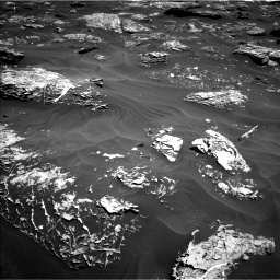 Nasa's Mars rover Curiosity acquired this image using its Left Navigation Camera on Sol 1754, at drive 2460, site number 64