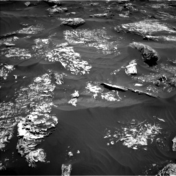 Nasa's Mars rover Curiosity acquired this image using its Left Navigation Camera on Sol 1754, at drive 2490, site number 64