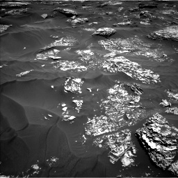 Nasa's Mars rover Curiosity acquired this image using its Left Navigation Camera on Sol 1754, at drive 2502, site number 64