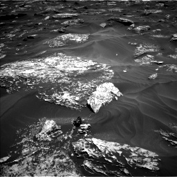Nasa's Mars rover Curiosity acquired this image using its Left Navigation Camera on Sol 1754, at drive 2520, site number 64