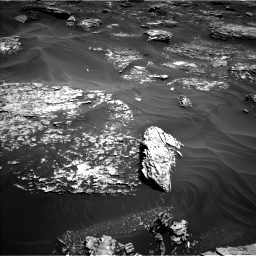 Nasa's Mars rover Curiosity acquired this image using its Left Navigation Camera on Sol 1754, at drive 2550, site number 64