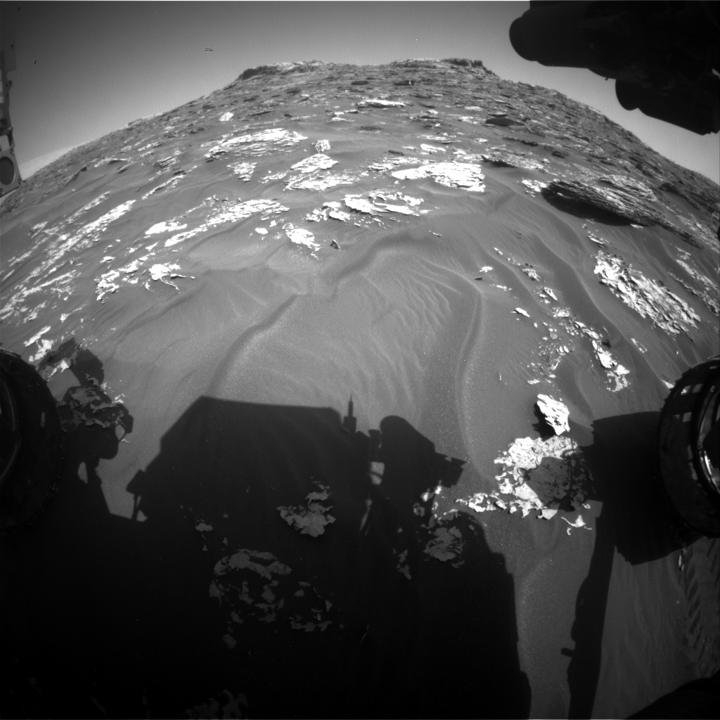 Nasa's Mars rover Curiosity acquired this image using its Front Hazard Avoidance Camera (Front Hazcam) on Sol 1756, at drive 2790, site number 64