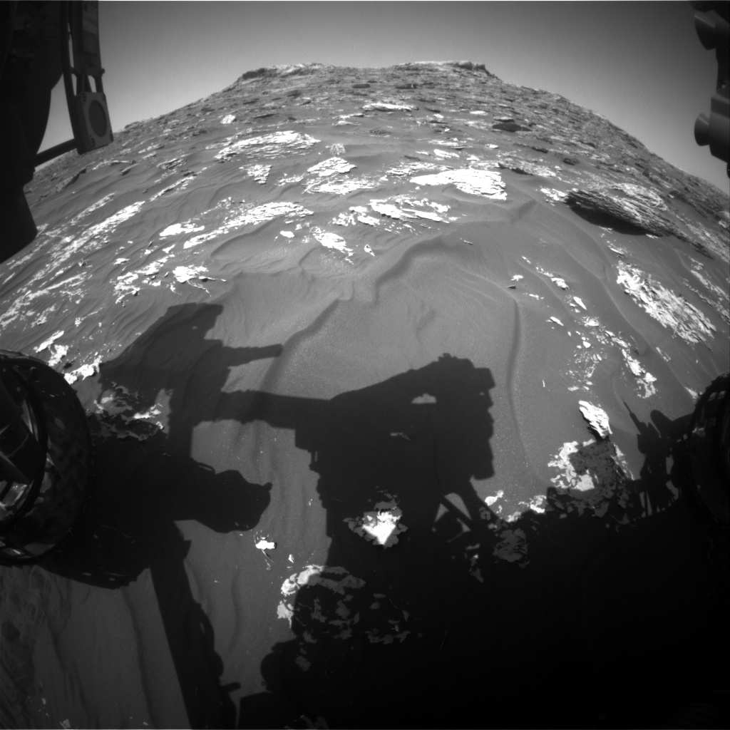 Nasa's Mars rover Curiosity acquired this image using its Front Hazard Avoidance Camera (Front Hazcam) on Sol 1757, at drive 2790, site number 64
