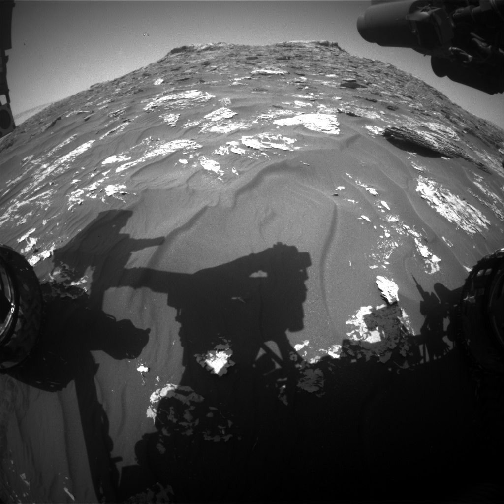 Nasa's Mars rover Curiosity acquired this image using its Front Hazard Avoidance Camera (Front Hazcam) on Sol 1757, at drive 2790, site number 64