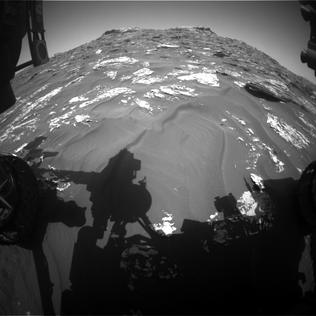 Nasa's Mars rover Curiosity acquired this image using its Front Hazard Avoidance Camera (Front Hazcam) on Sol 1758, at drive 2790, site number 64