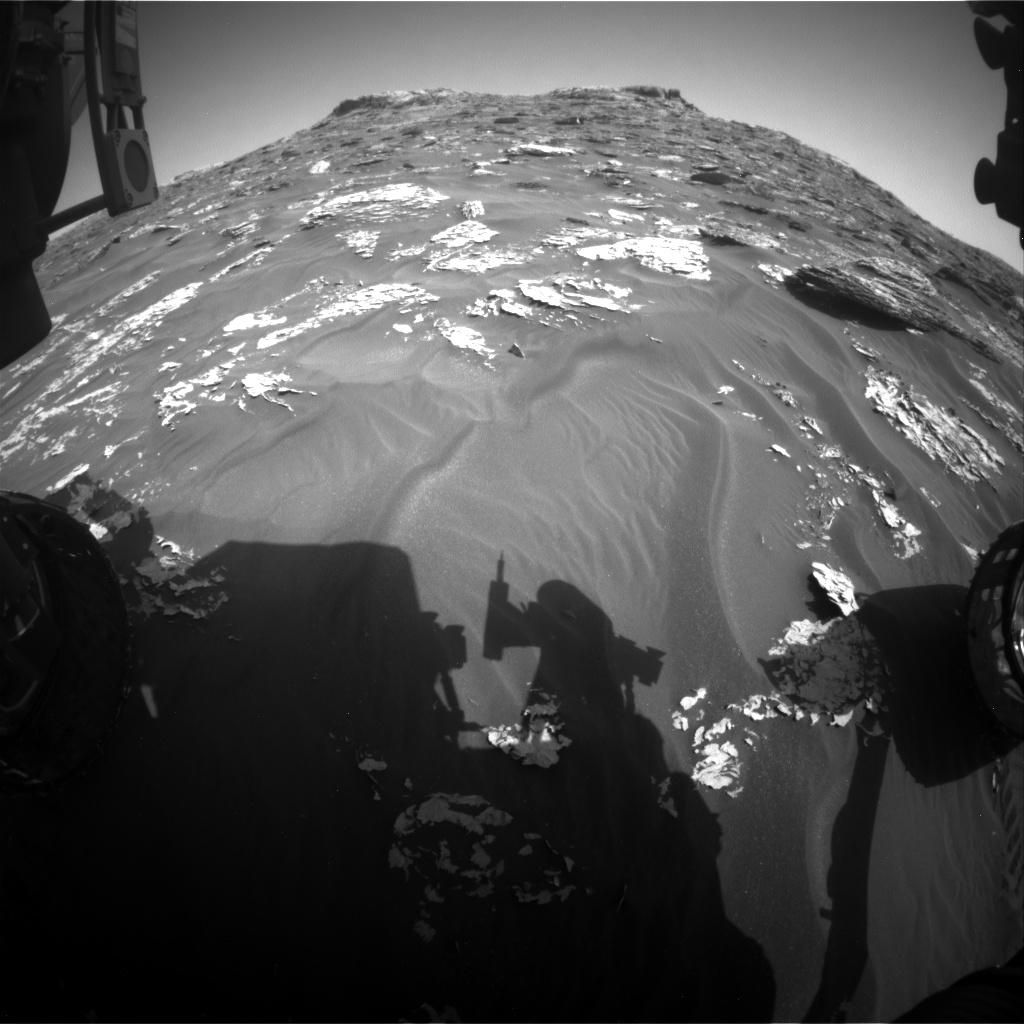 Nasa's Mars rover Curiosity acquired this image using its Front Hazard Avoidance Camera (Front Hazcam) on Sol 1759, at drive 2790, site number 64
