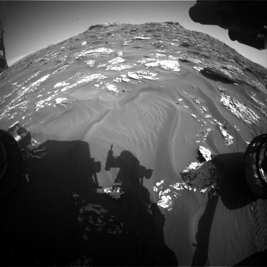 Nasa's Mars rover Curiosity acquired this image using its Front Hazard Avoidance Camera (Front Hazcam) on Sol 1759, at drive 2790, site number 64
