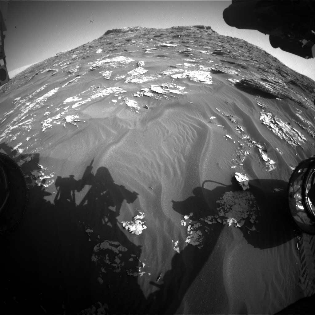 Nasa's Mars rover Curiosity acquired this image using its Front Hazard Avoidance Camera (Front Hazcam) on Sol 1760, at drive 2790, site number 64