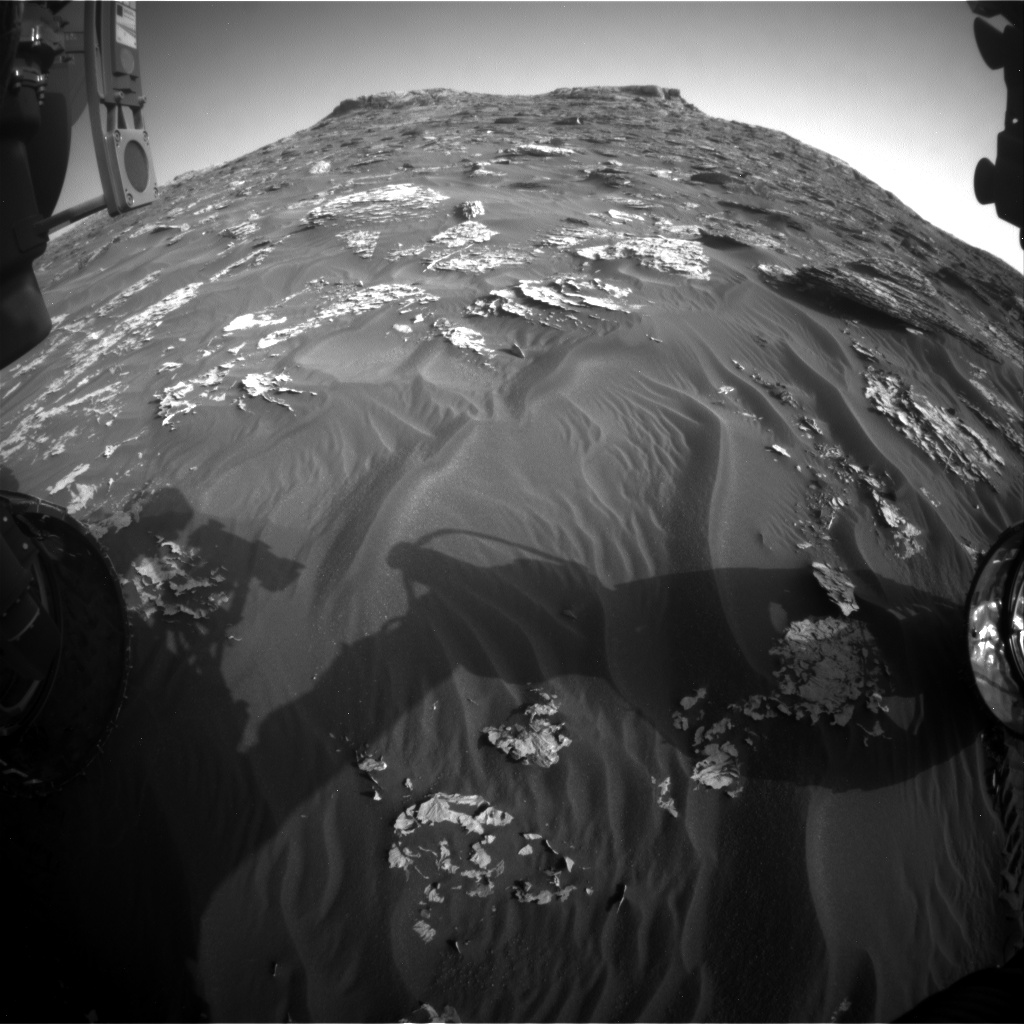 Nasa's Mars rover Curiosity acquired this image using its Front Hazard Avoidance Camera (Front Hazcam) on Sol 1763, at drive 2790, site number 64