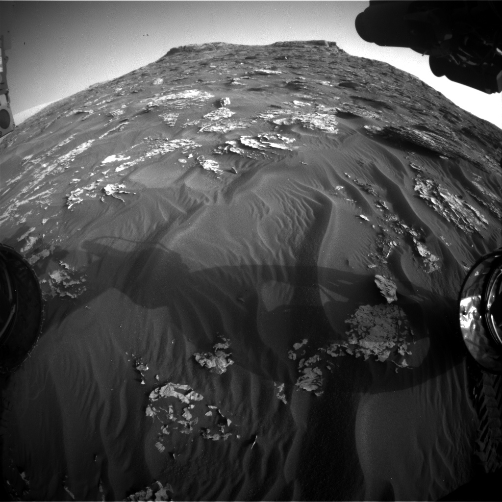 Nasa's Mars rover Curiosity acquired this image using its Front Hazard Avoidance Camera (Front Hazcam) on Sol 1764, at drive 2790, site number 64