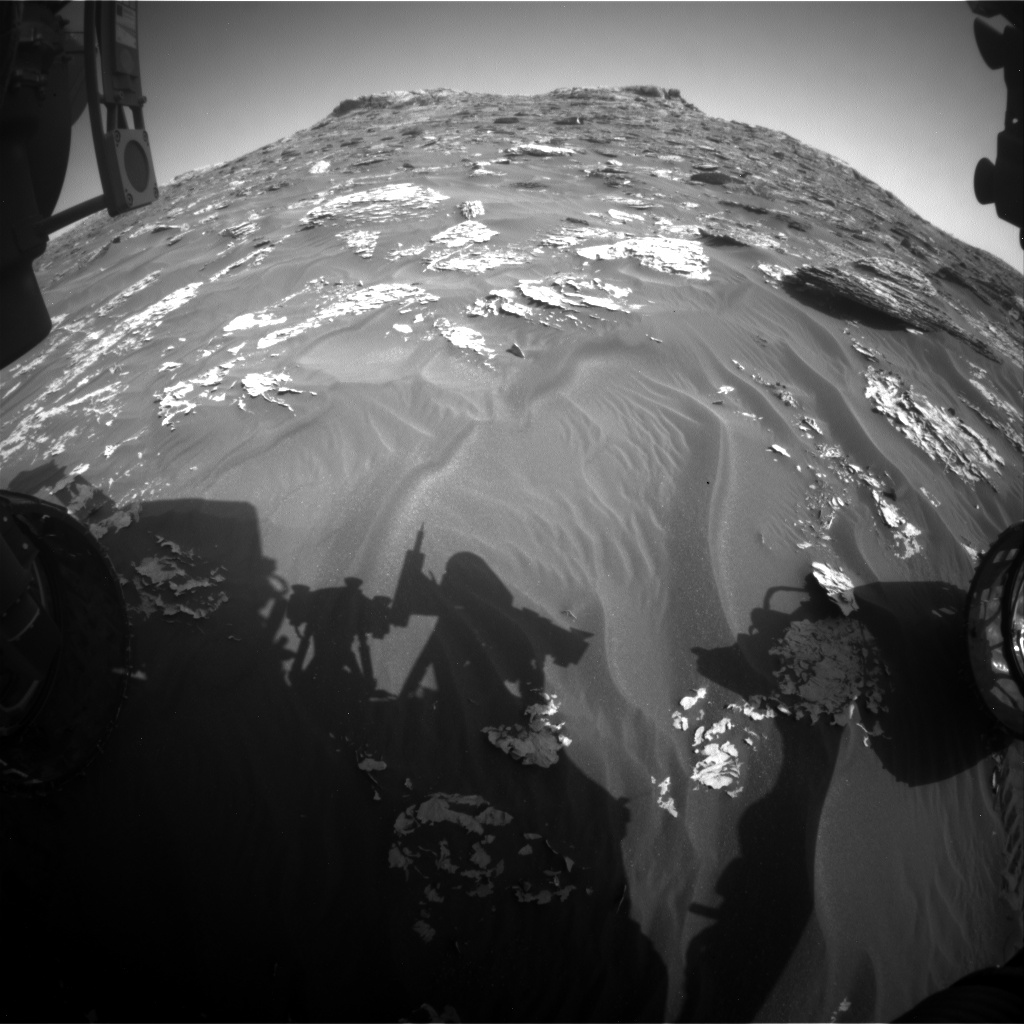 Nasa's Mars rover Curiosity acquired this image using its Front Hazard Avoidance Camera (Front Hazcam) on Sol 1767, at drive 2790, site number 64