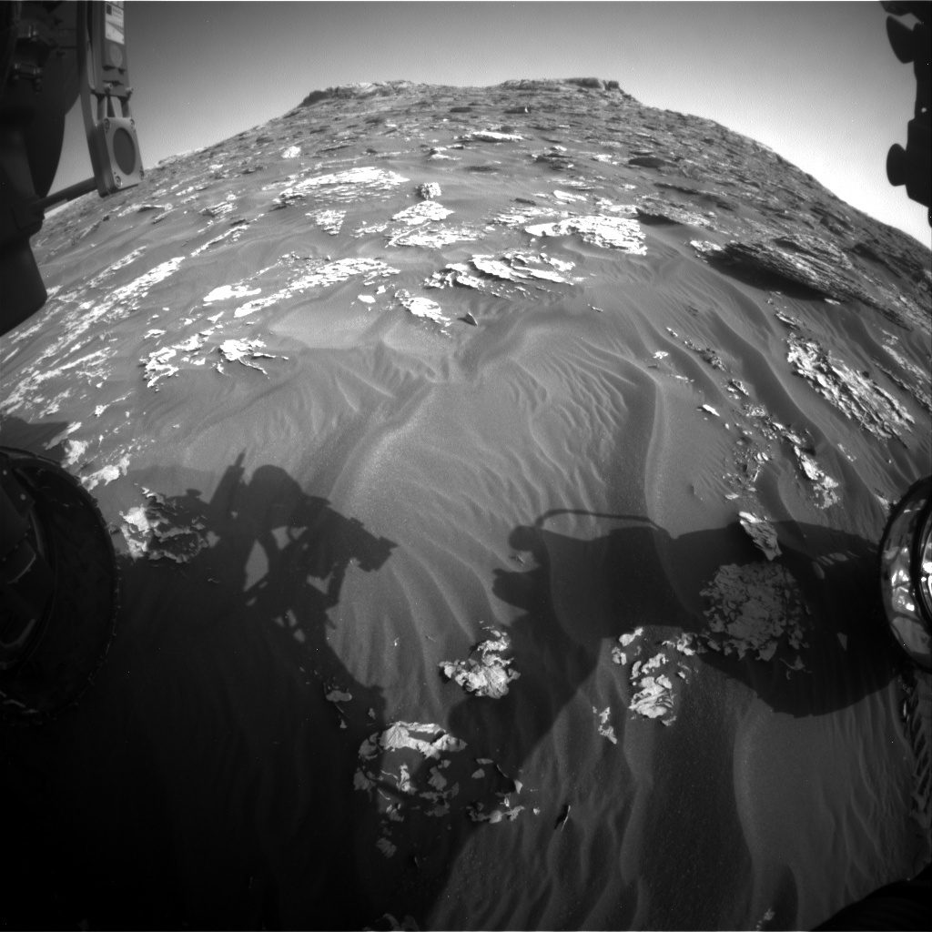 Nasa's Mars rover Curiosity acquired this image using its Front Hazard Avoidance Camera (Front Hazcam) on Sol 1769, at drive 2790, site number 64