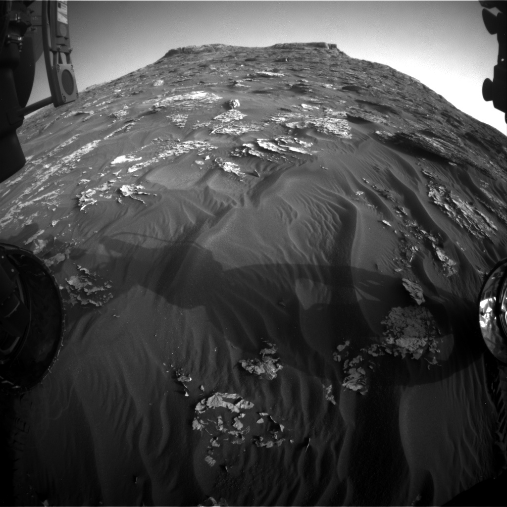 Nasa's Mars rover Curiosity acquired this image using its Front Hazard Avoidance Camera (Front Hazcam) on Sol 1771, at drive 2790, site number 64