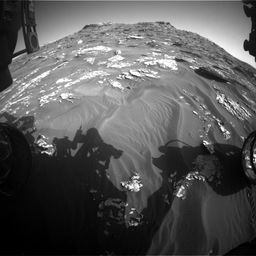 Nasa's Mars rover Curiosity acquired this image using its Front Hazard Avoidance Camera (Front Hazcam) on Sol 1775, at drive 2790, site number 64
