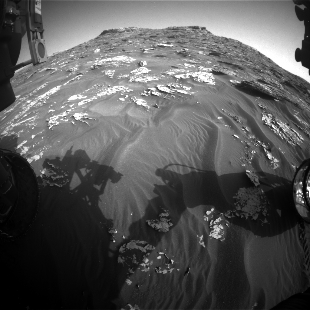 Nasa's Mars rover Curiosity acquired this image using its Front Hazard Avoidance Camera (Front Hazcam) on Sol 1776, at drive 2790, site number 64