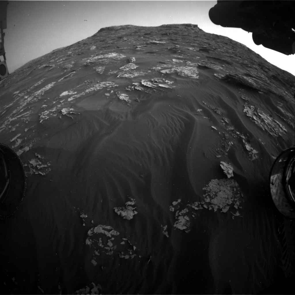 Nasa's Mars rover Curiosity acquired this image using its Front Hazard Avoidance Camera (Front Hazcam) on Sol 1780, at drive 2790, site number 64