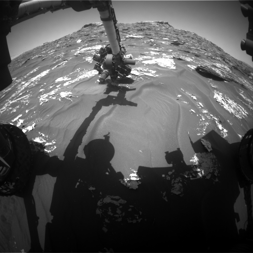 Nasa's Mars rover Curiosity acquired this image using its Front Hazard Avoidance Camera (Front Hazcam) on Sol 1781, at drive 2790, site number 64