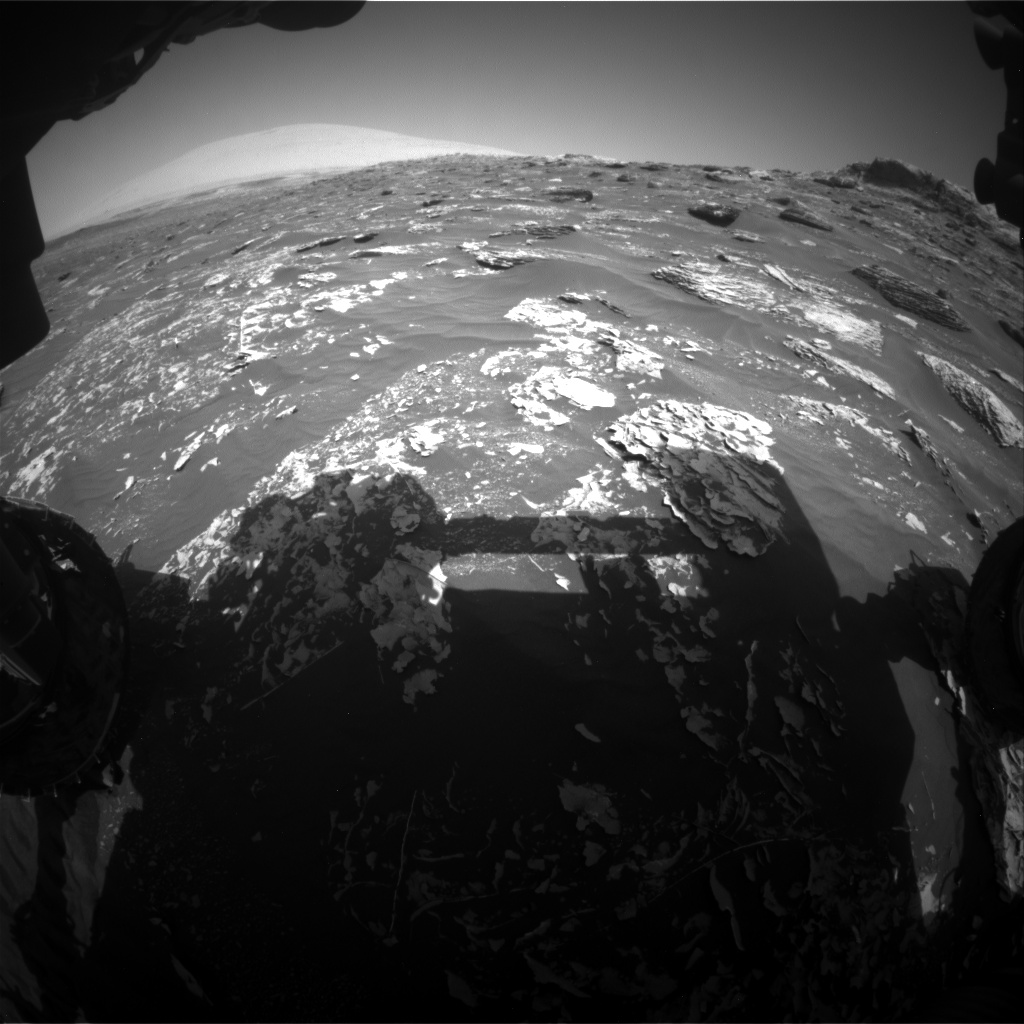 Nasa's Mars rover Curiosity acquired this image using its Front Hazard Avoidance Camera (Front Hazcam) on Sol 1782, at drive 156, site number 65