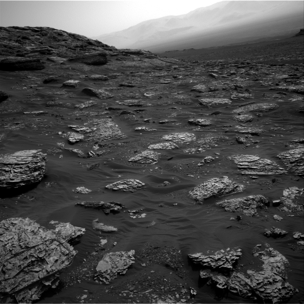 Nasa's Mars rover Curiosity acquired this image using its Right Navigation Camera on Sol 1782, at drive 156, site number 65