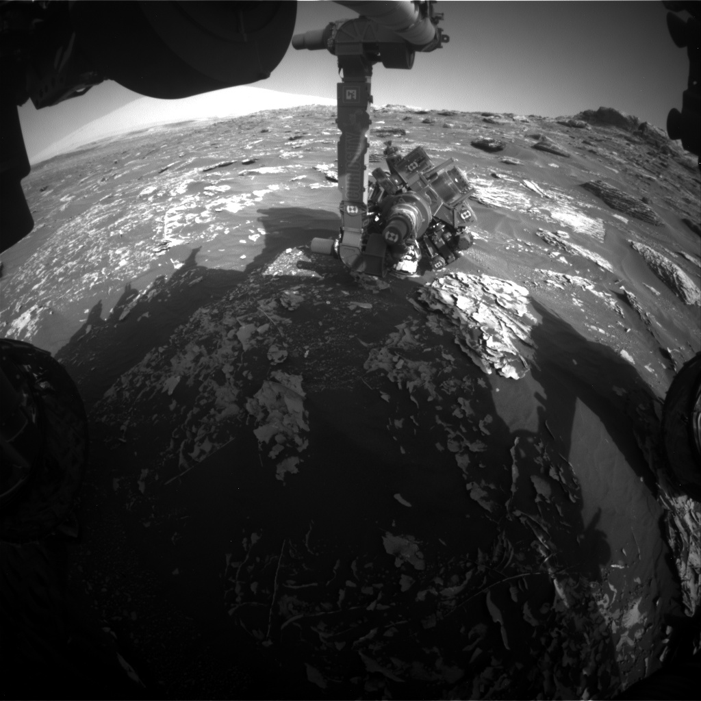 Nasa's Mars rover Curiosity acquired this image using its Front Hazard Avoidance Camera (Front Hazcam) on Sol 1783, at drive 156, site number 65