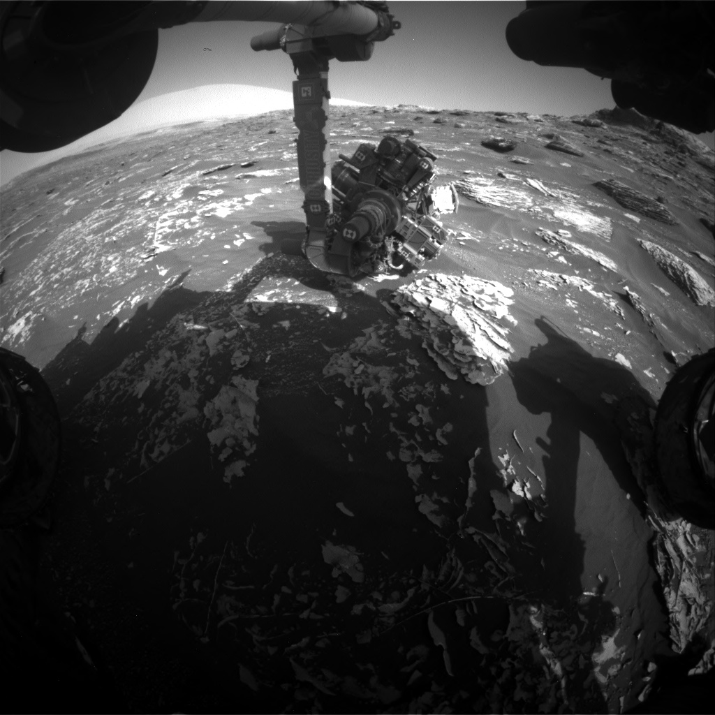 Nasa's Mars rover Curiosity acquired this image using its Front Hazard Avoidance Camera (Front Hazcam) on Sol 1783, at drive 156, site number 65