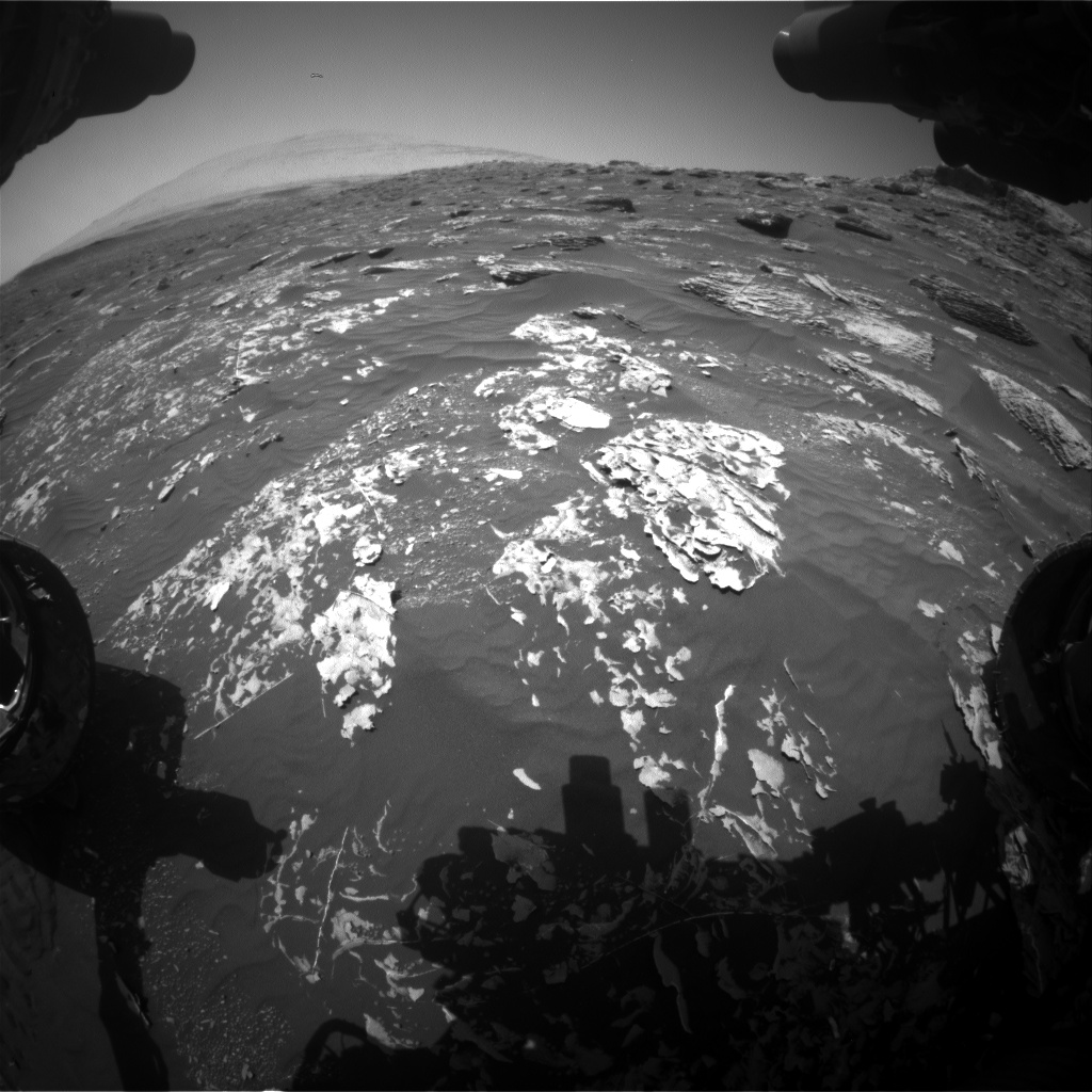 Nasa's Mars rover Curiosity acquired this image using its Front Hazard Avoidance Camera (Front Hazcam) on Sol 1784, at drive 156, site number 65
