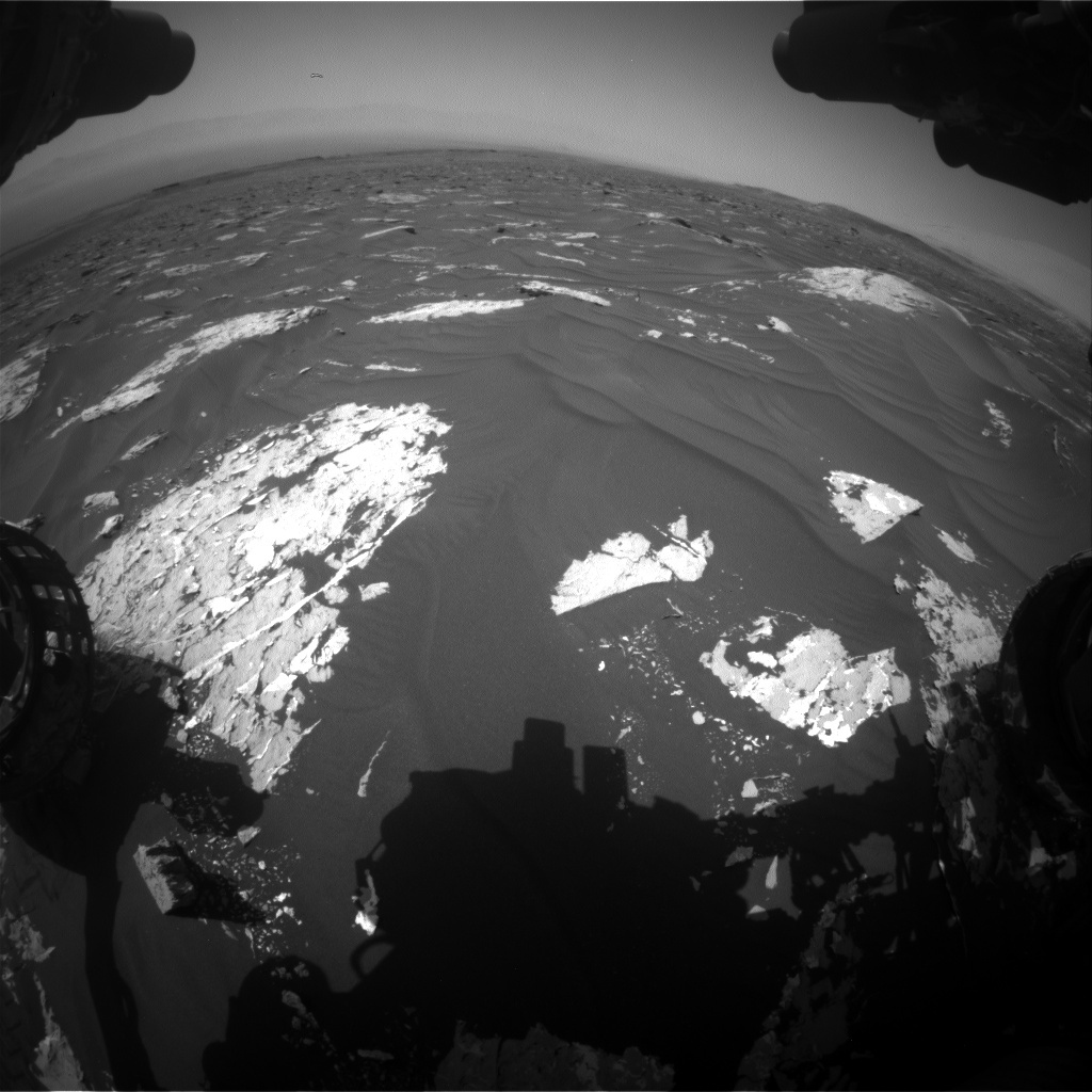 Nasa's Mars rover Curiosity acquired this image using its Front Hazard Avoidance Camera (Front Hazcam) on Sol 1786, at drive 550, site number 65