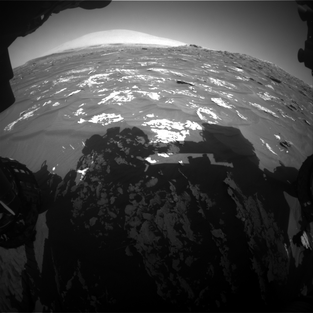 Nasa's Mars rover Curiosity acquired this image using its Front Hazard Avoidance Camera (Front Hazcam) on Sol 1788, at drive 916, site number 65