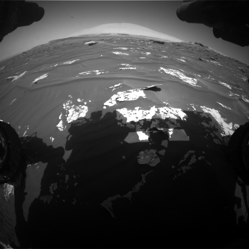 Nasa's Mars rover Curiosity acquired this image using its Front Hazard Avoidance Camera (Front Hazcam) on Sol 1793, at drive 1438, site number 65