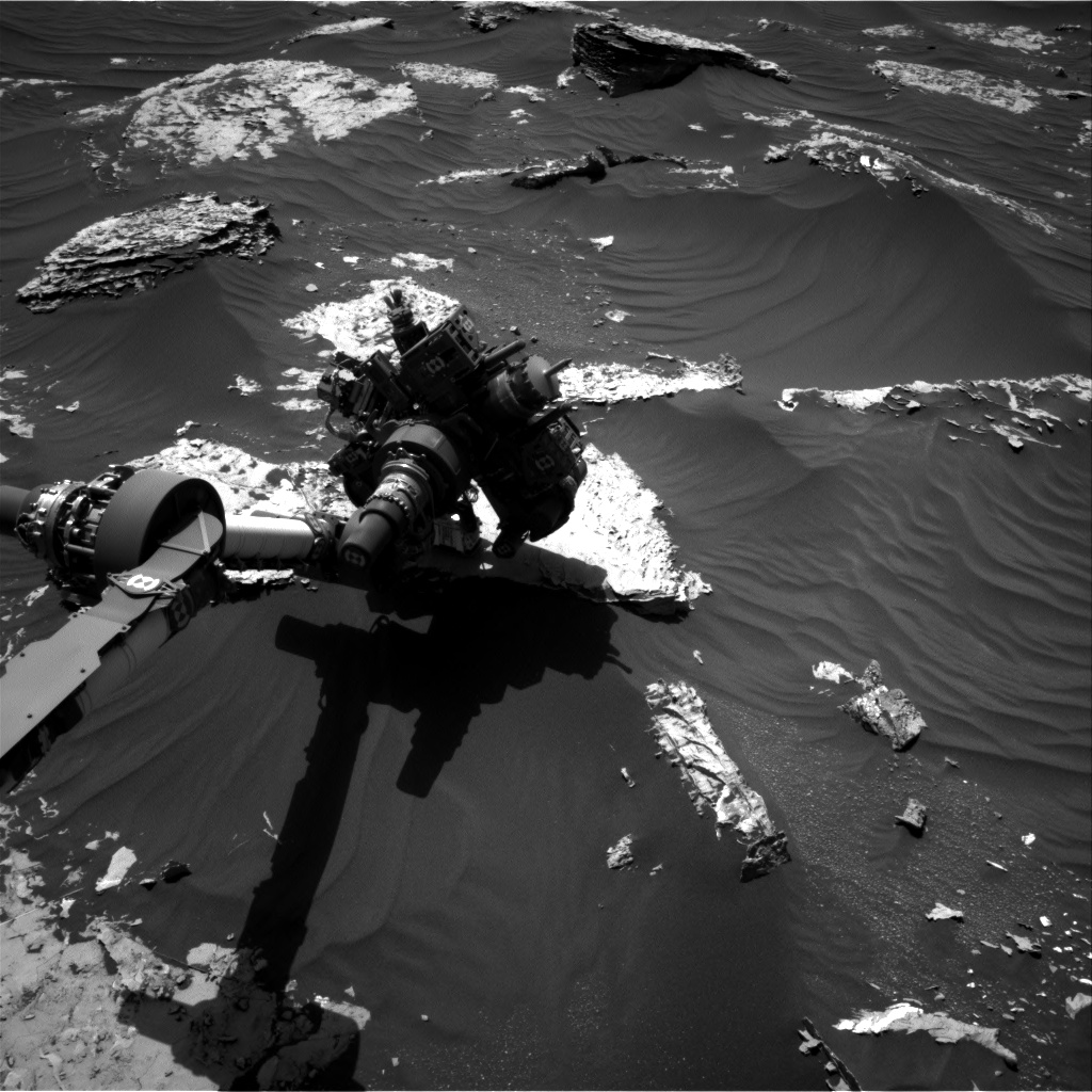 Nasa's Mars rover Curiosity acquired this image using its Right Navigation Camera on Sol 1796, at drive 1934, site number 65