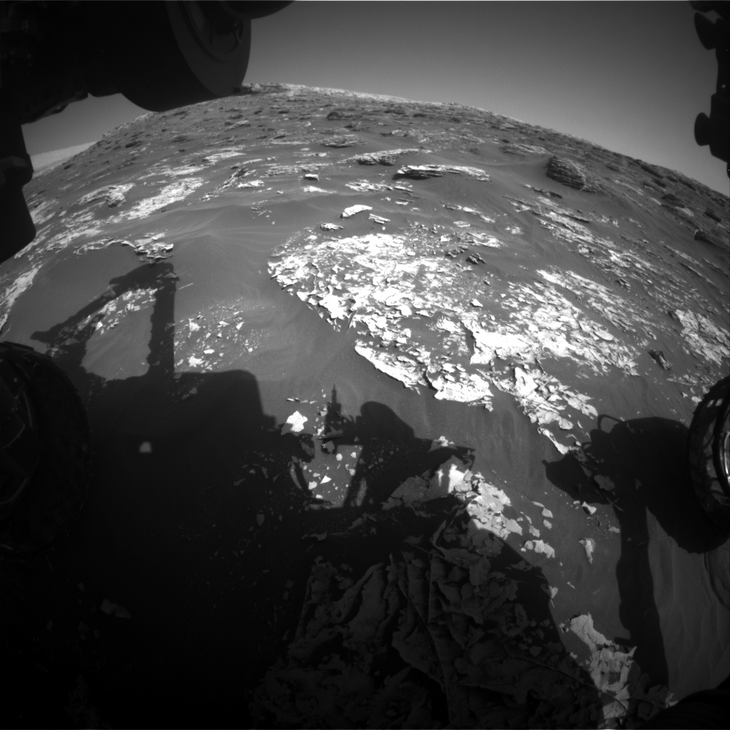 Nasa's Mars rover Curiosity acquired this image using its Front Hazard Avoidance Camera (Front Hazcam) on Sol 1798, at drive 2186, site number 65