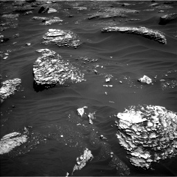 Nasa's Mars rover Curiosity acquired this image using its Left Navigation Camera on Sol 1799, at drive 2300, site number 65