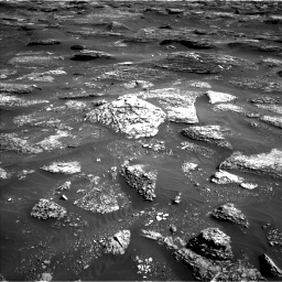 Nasa's Mars rover Curiosity acquired this image using its Left Navigation Camera on Sol 1800, at drive 2510, site number 65