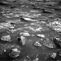 Nasa's Mars rover Curiosity acquired this image using its Left Navigation Camera on Sol 1800, at drive 2516, site number 65