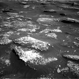 Nasa's Mars rover Curiosity acquired this image using its Left Navigation Camera on Sol 1800, at drive 2546, site number 65