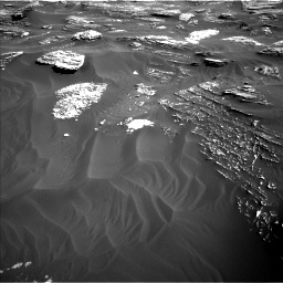 Nasa's Mars rover Curiosity acquired this image using its Left Navigation Camera on Sol 1800, at drive 2600, site number 65