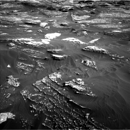 Nasa's Mars rover Curiosity acquired this image using its Left Navigation Camera on Sol 1800, at drive 2624, site number 65