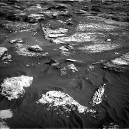 Nasa's Mars rover Curiosity acquired this image using its Left Navigation Camera on Sol 1800, at drive 2672, site number 65