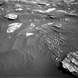 Nasa's Mars rover Curiosity acquired this image using its Right Navigation Camera on Sol 1800, at drive 2600, site number 65