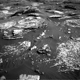 Nasa's Mars rover Curiosity acquired this image using its Left Navigation Camera on Sol 1802, at drive 2726, site number 65