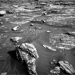 Nasa's Mars rover Curiosity acquired this image using its Left Navigation Camera on Sol 1802, at drive 2834, site number 65