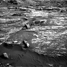 Nasa's Mars rover Curiosity acquired this image using its Left Navigation Camera on Sol 1802, at drive 2864, site number 65