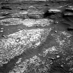 Nasa's Mars rover Curiosity acquired this image using its Right Navigation Camera on Sol 1802, at drive 2744, site number 65