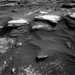 Nasa's Mars rover Curiosity acquired this image using its Right Navigation Camera on Sol 1802, at drive 2768, site number 65