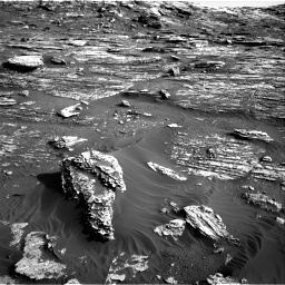 Nasa's Mars rover Curiosity acquired this image using its Right Navigation Camera on Sol 1802, at drive 2822, site number 65