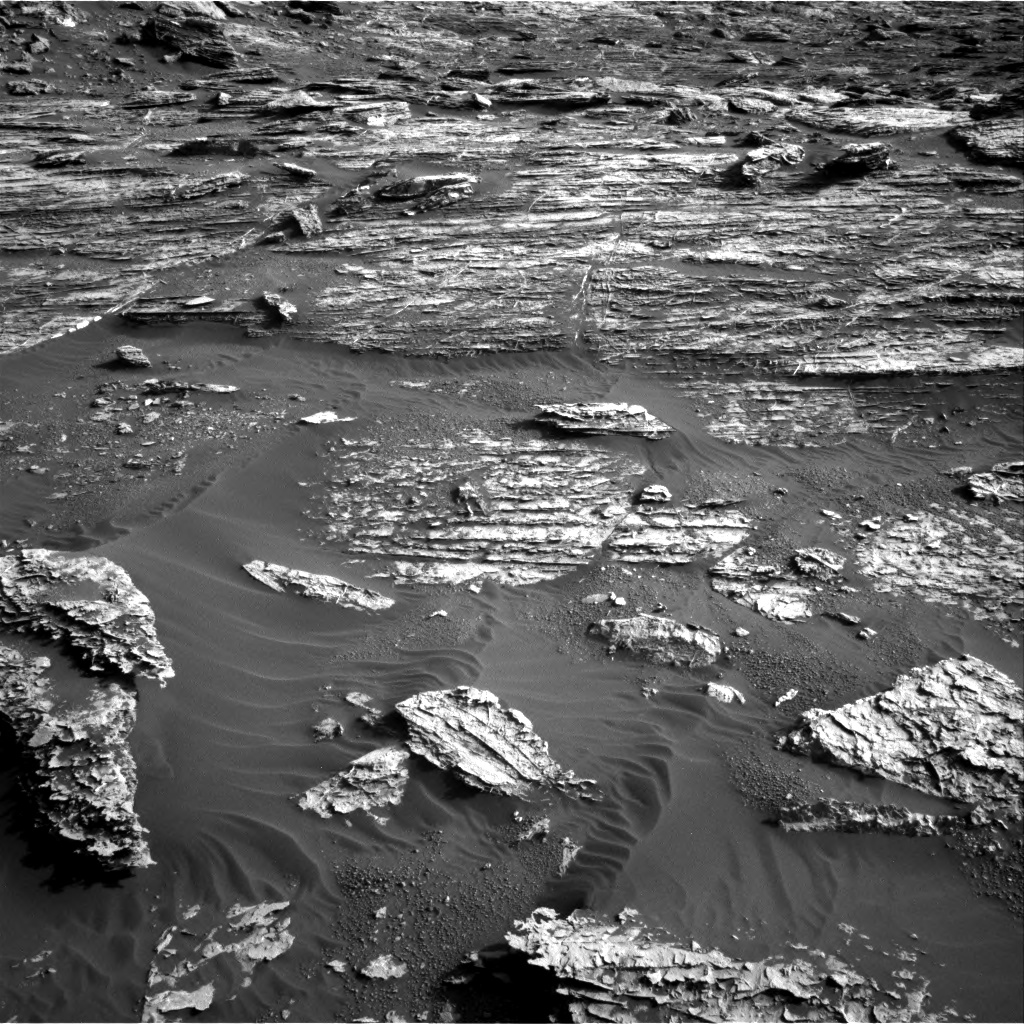 Nasa's Mars rover Curiosity acquired this image using its Right Navigation Camera on Sol 1802, at drive 2828, site number 65